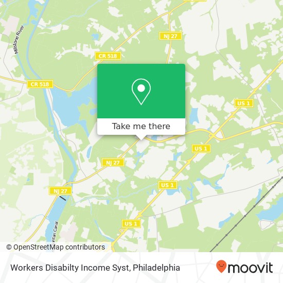 Workers Disabilty Income Syst map