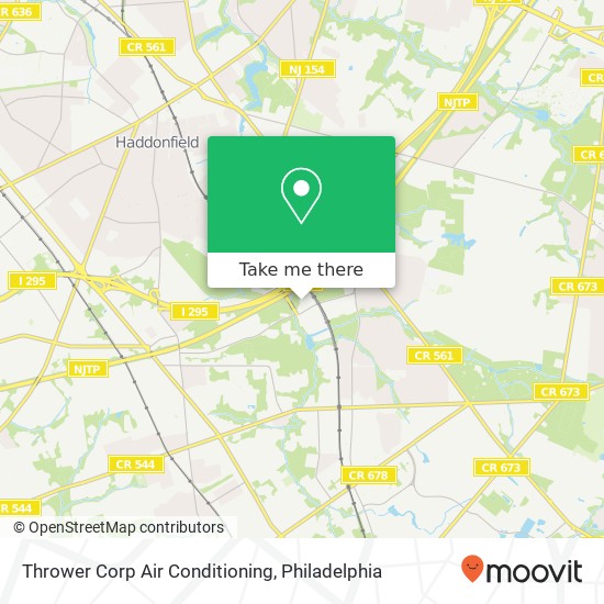 Mapa de Thrower Corp Air Conditioning