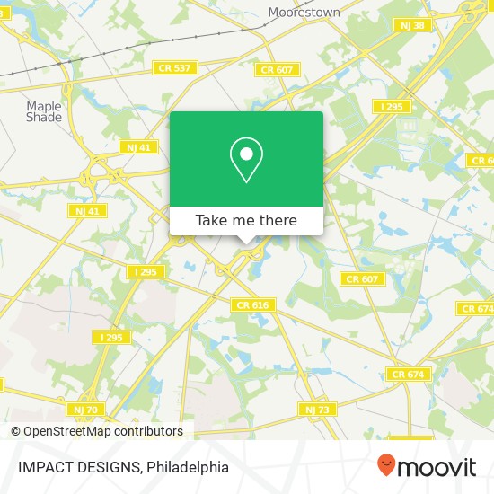 IMPACT DESIGNS map