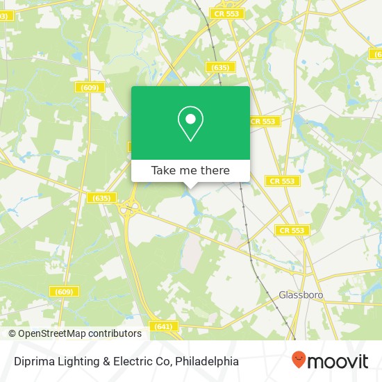 Diprima Lighting & Electric Co map