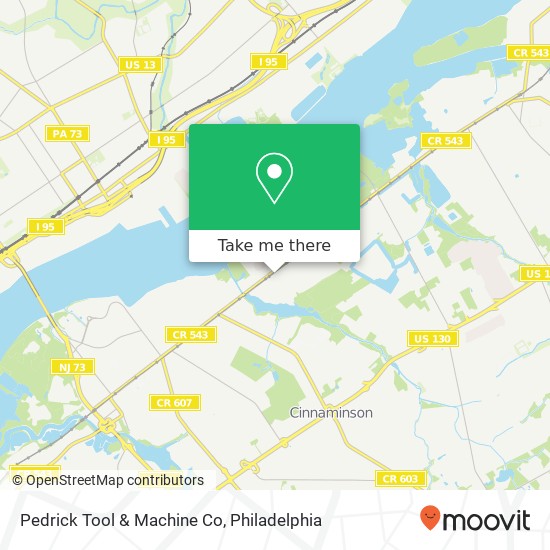 Pedrick Tool & Machine Co map