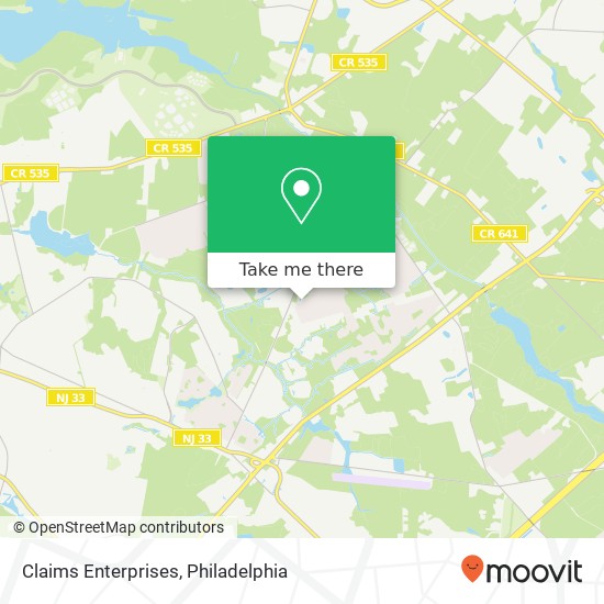 Claims Enterprises map