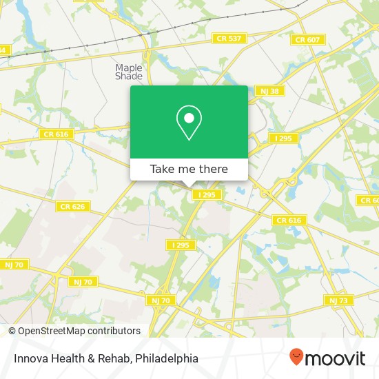 Innova Health & Rehab map