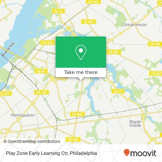 Mapa de Play Zone Early Learning Ctr