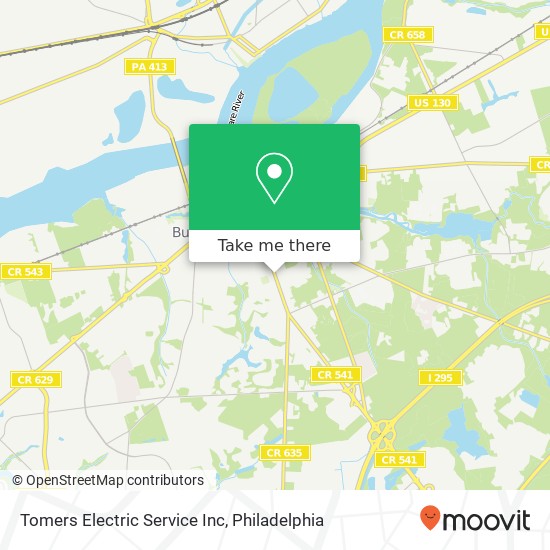 Mapa de Tomers Electric Service Inc