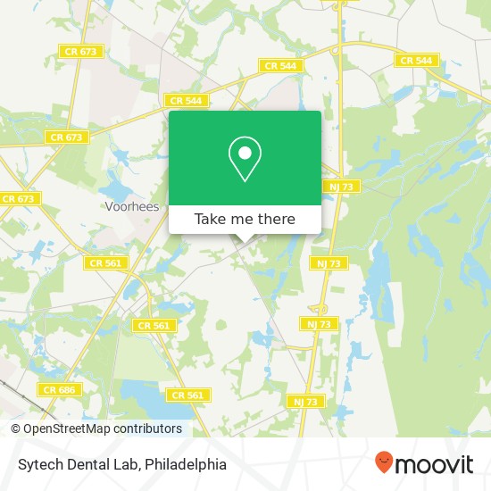 Sytech Dental Lab map
