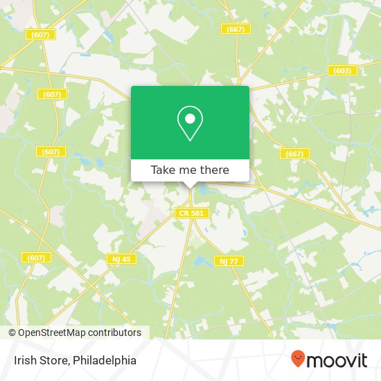 Irish Store map