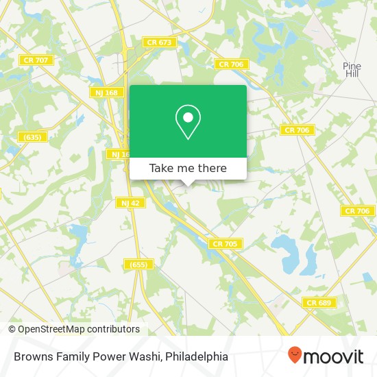 Mapa de Browns Family Power Washi