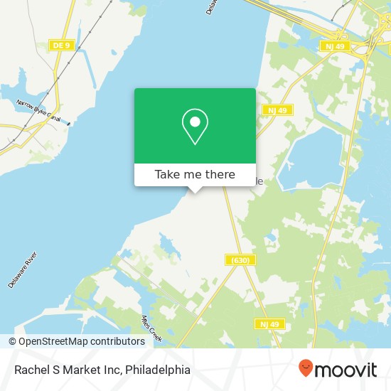 Rachel S Market Inc map