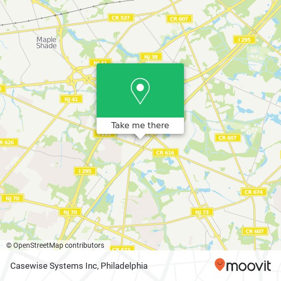 Mapa de Casewise Systems Inc