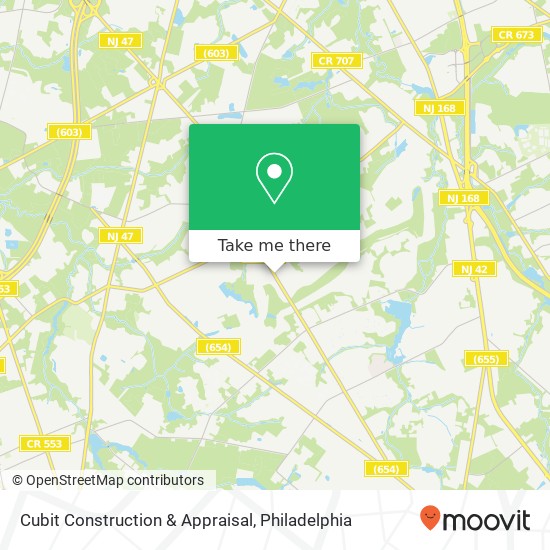 Cubit Construction & Appraisal map