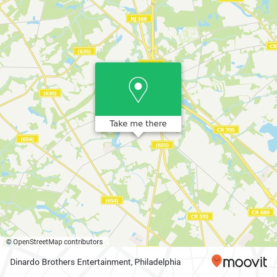 Dinardo Brothers Entertainment map