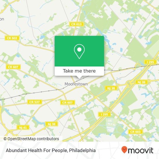 Abundant Health For People map