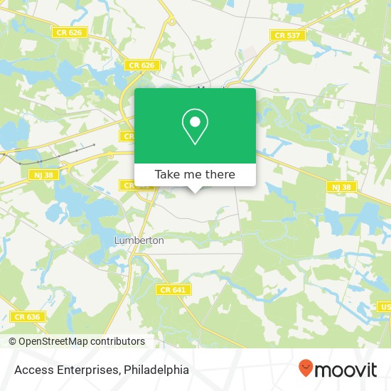 Access Enterprises map