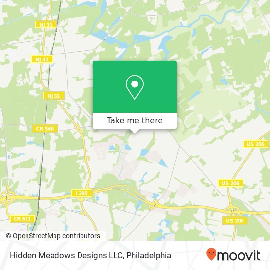 Hidden Meadows Designs LLC map