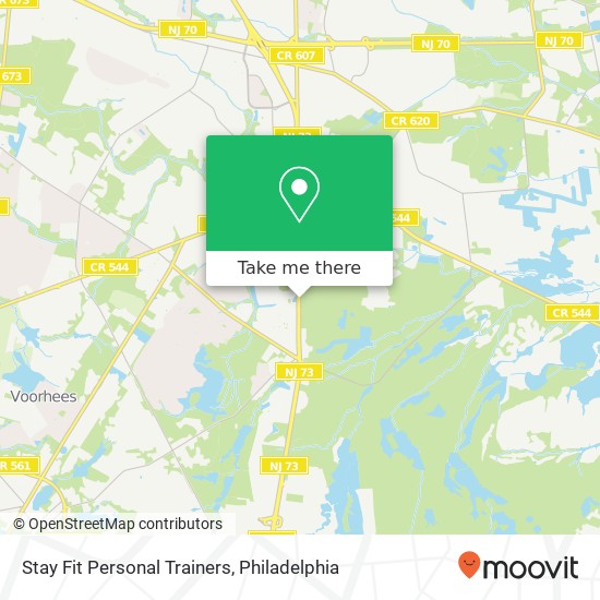 Stay Fit Personal Trainers map