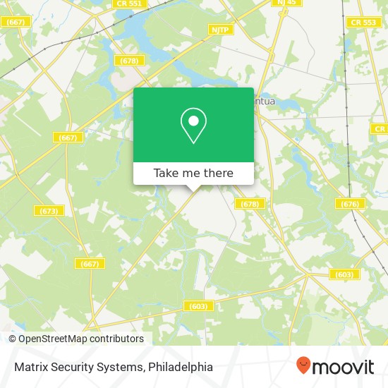 Matrix Security Systems map
