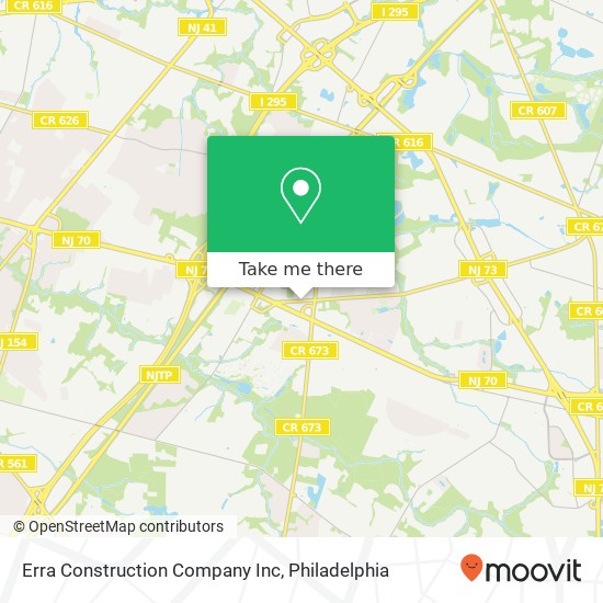Mapa de Erra Construction Company Inc