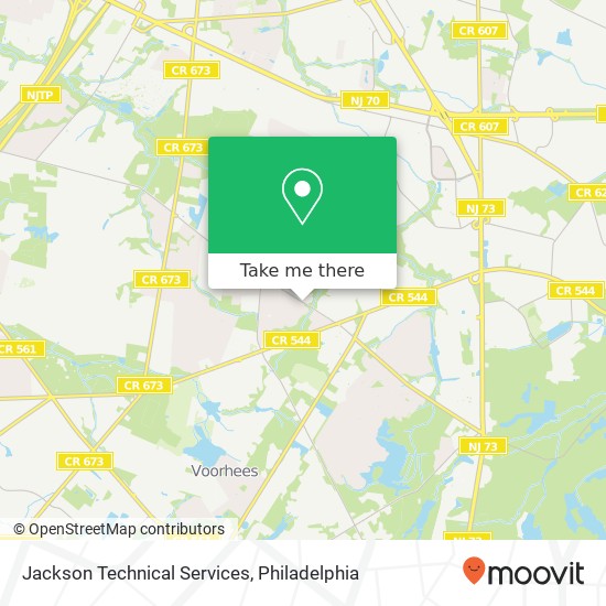 Mapa de Jackson Technical Services