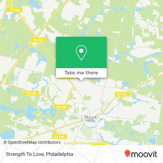 Strength To Love map