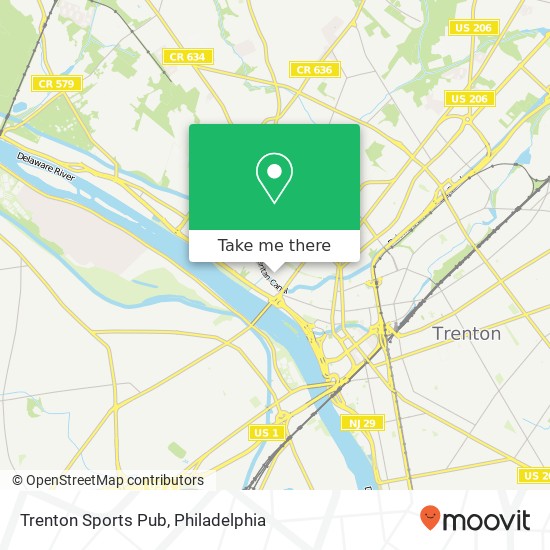 Trenton Sports Pub map