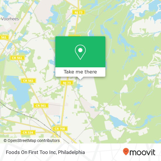 Foods On First Too Inc map