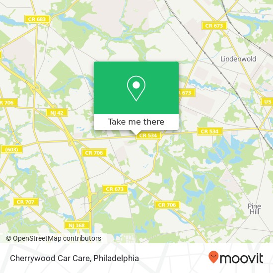 Cherrywood Car Care map