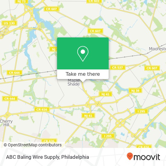 ABC Baling Wire Supply map