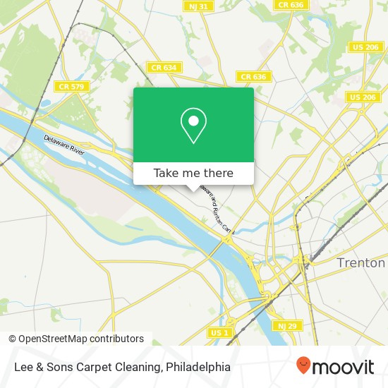 Lee & Sons Carpet Cleaning map