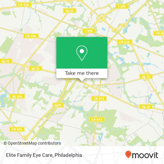 Elite Family Eye Care map