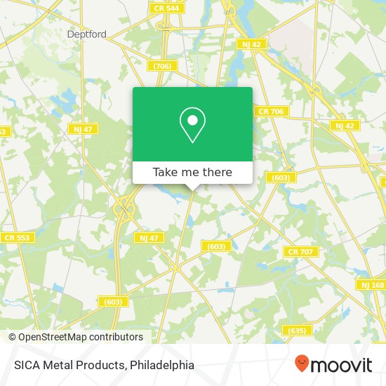 SICA Metal Products map