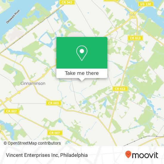 Mapa de Vincent Enterprises Inc