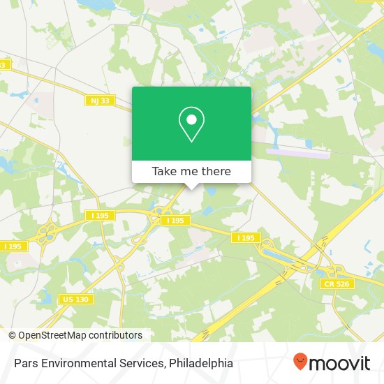 Pars Environmental Services map