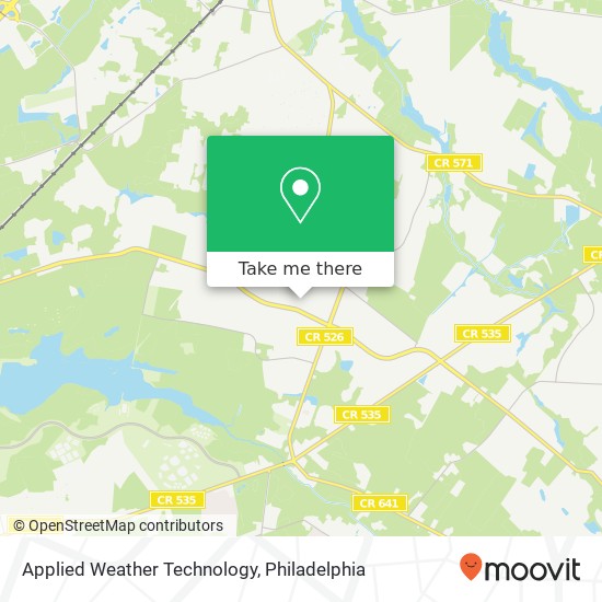 Applied Weather Technology map