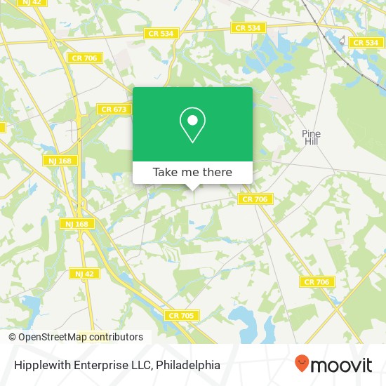Mapa de Hipplewith Enterprise LLC