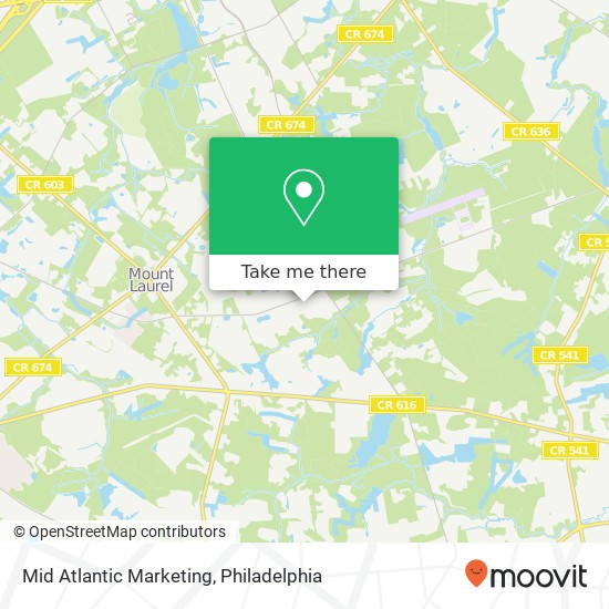 Mid Atlantic Marketing map