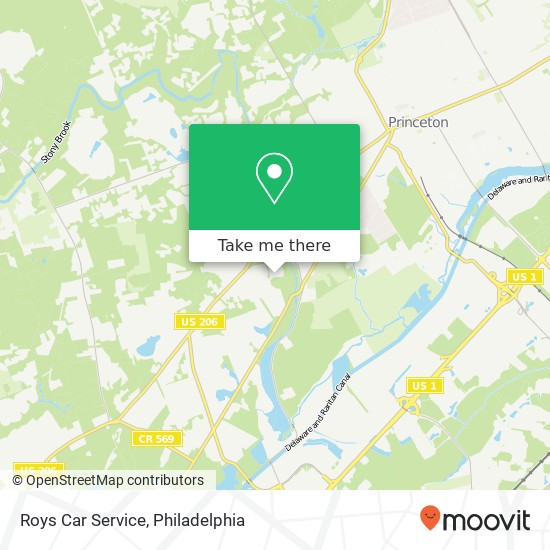 Mapa de Roys Car Service