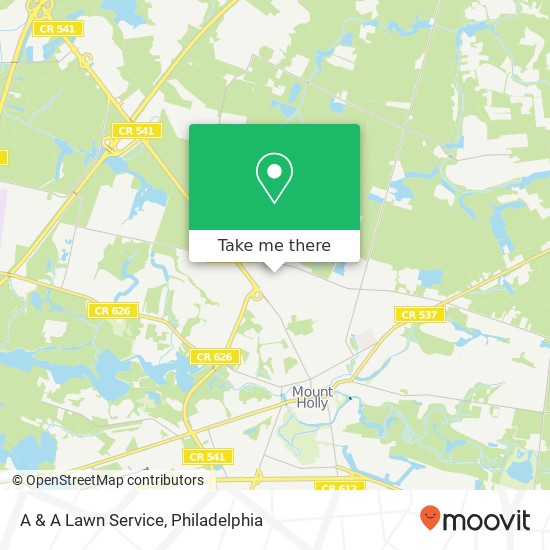 A & A Lawn Service map