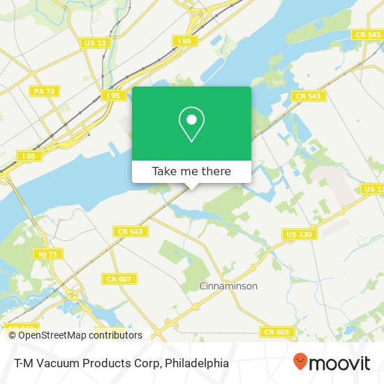 Mapa de T-M Vacuum Products Corp