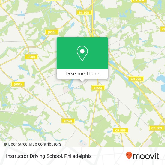 Instructor Driving School map