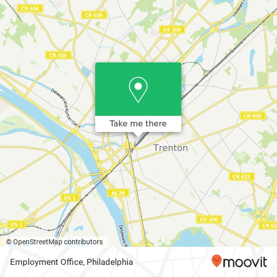 Employment Office map