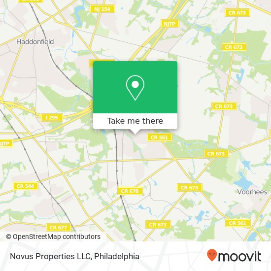 Novus Properties LLC map