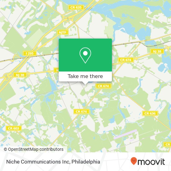 Mapa de Niche Communications Inc