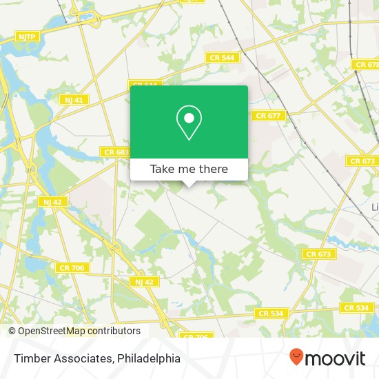 Timber Associates map