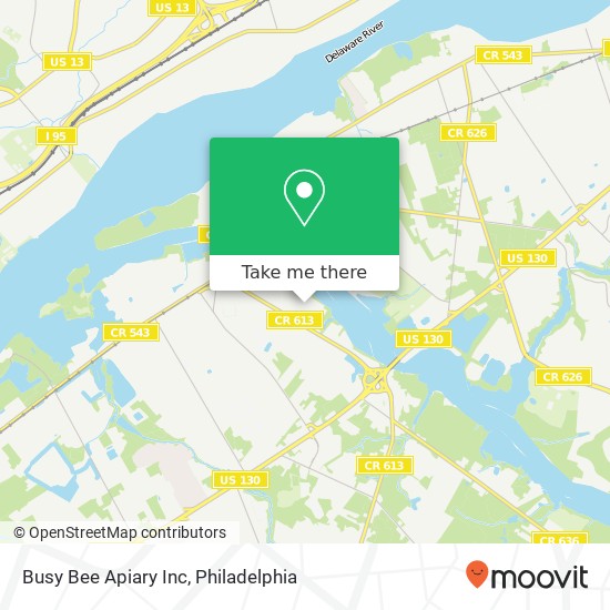 Mapa de Busy Bee Apiary Inc