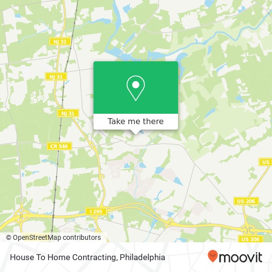 House To Home Contracting map