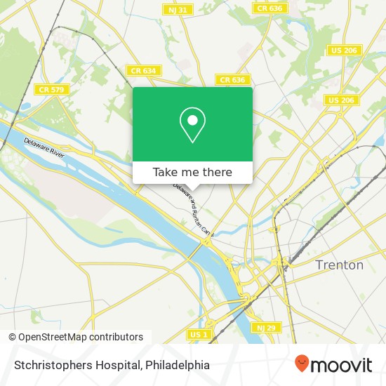 Mapa de Stchristophers Hospital