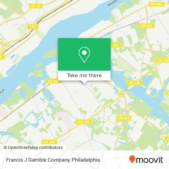 Mapa de Francis J Gamble Company