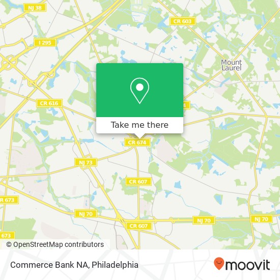 Commerce Bank NA map