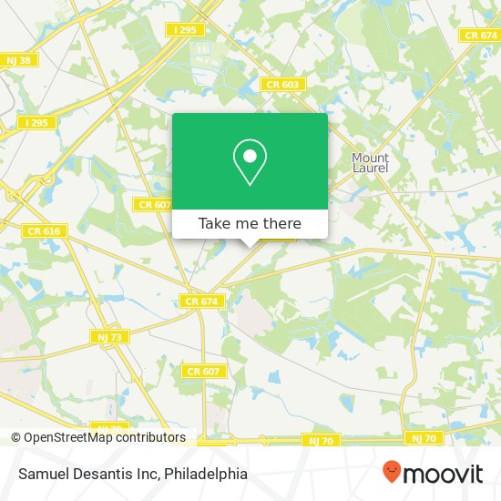 Samuel Desantis Inc map